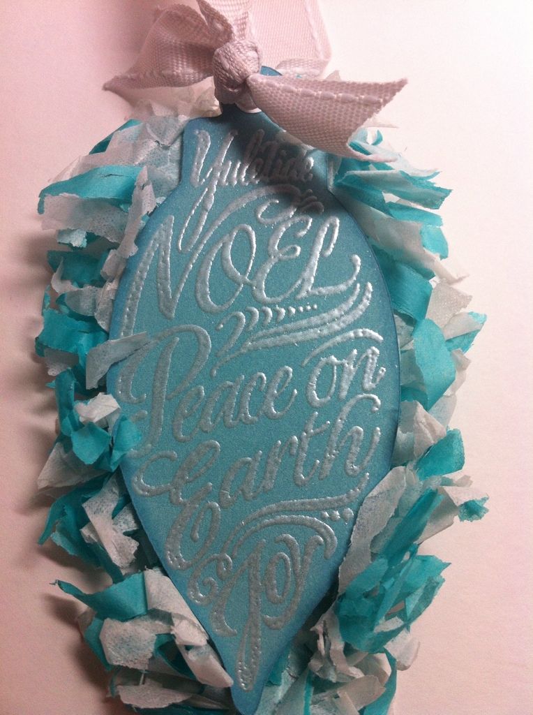 Courtney Lane Designs Chipboard Christmas Ornaments made using the